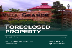 FORECLOSED HOUSE & LOT – VILLA GRANDE HEIGHTS, DAVAO